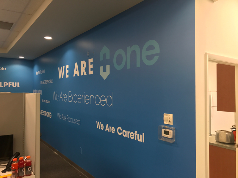 Wall wrapping Miami Custom Wall Decals Interior & Exterior Wall Wraps